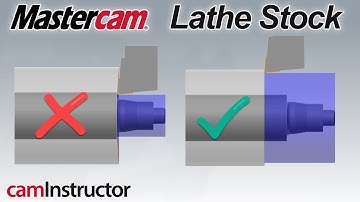 Mastercams Lathe Stock Recognition Setting to Save Your Tools