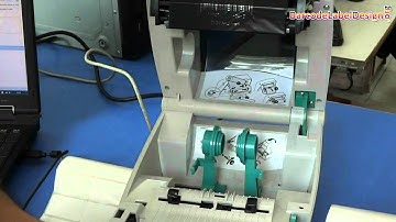 Change or adjust roll in Zebra Barcode Printer