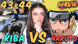 KIBA VS Naruto!!! INSANE | Naruto Episode 43 + 44 | REACTION