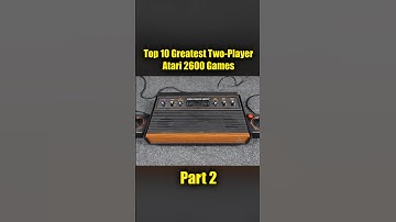 Top 10 Greatest Two Player Atari 2600 Games of All Time PART 2