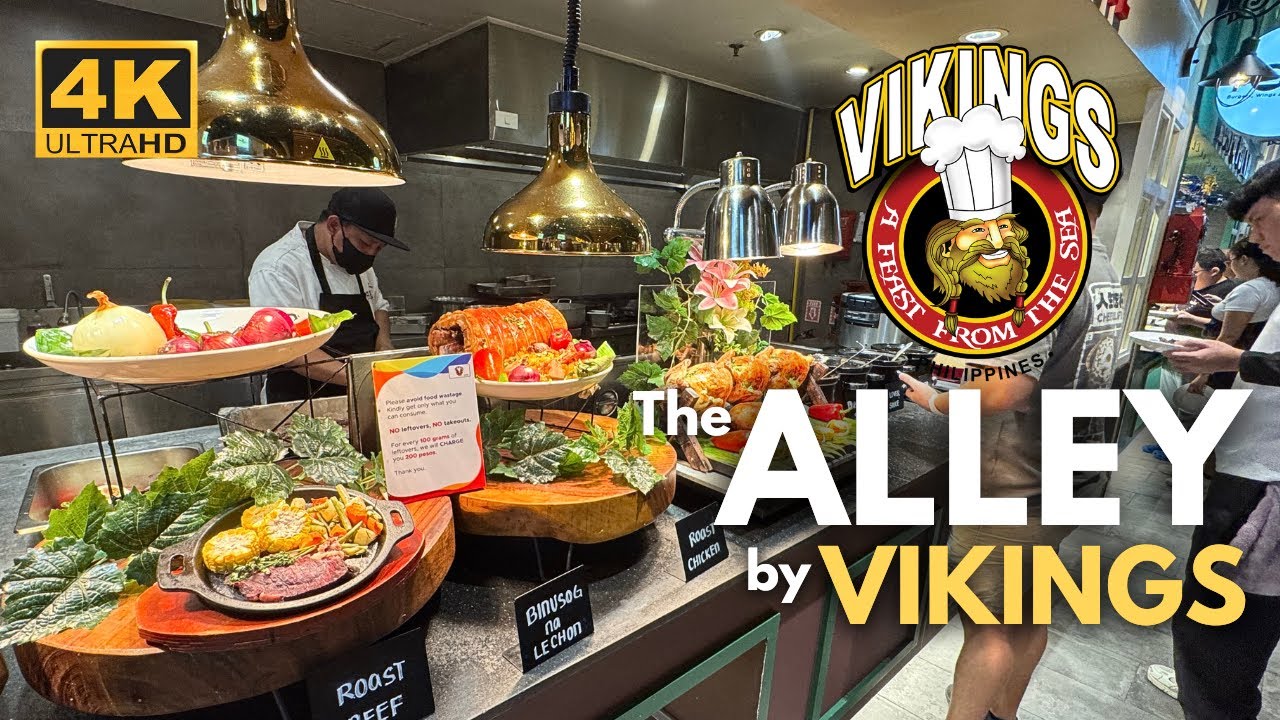 Buffet Heaven! All You Can Eat at The Alley by Vikings | 4K | Ayala Malls Manila Bay