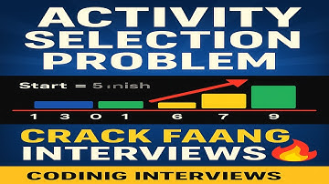 Greedy DSA Trick to Crack FAANG Interviews | Activity Selection Problem Explained Visually 🔥