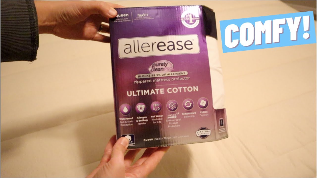 allerease cooling and protection mattress cover