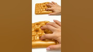 【ASMR Warning】The Final "SPLAT..." of this AI Golden Slime Keyboard is Addictive