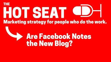 Are Facebook Notes the New Blog?