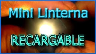 ✅ Mini Linterna RECARGABLE | J_RPM