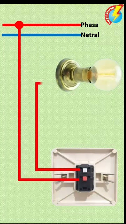 Cara pasang saklar tunggal atau saklar engkel broco #listrik #lampu #electric #electrical #saklar