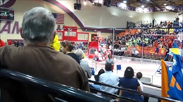 2013 Arizona FRC Regional Quarter Final 1-1 Ultimate Ascent 1726 842 3944 vs 2543 1828 498