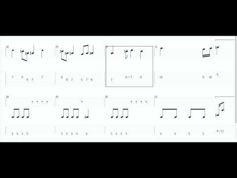 蛹　あさき　ギタドラshort ギターベースTAB