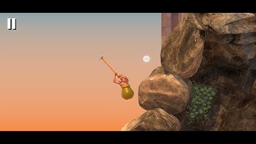 GETTING OVER IT HOW TO CLIMB ORANGE HELL