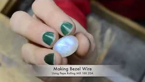 Instagram Version of Making Your Own Bezel Wire Using Pepe Tools Rolling Mill