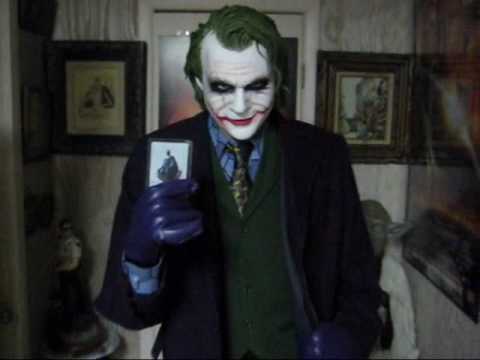 Life Size Heath Ledger Joker Statue - YouTube