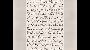 سورة الاحقاف بصوت جميل جدا