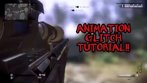 Call Of Duty Ghost: Gun Animation Glitch Tutorial!!