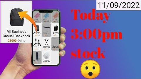 Getapps today 3:00pm stock Mi Business Casual bagpack in stock 😯😯