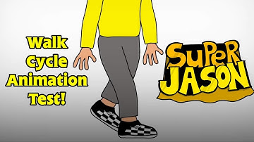 SuperJason Official Walk Cycle Animation Test! (Read Description)