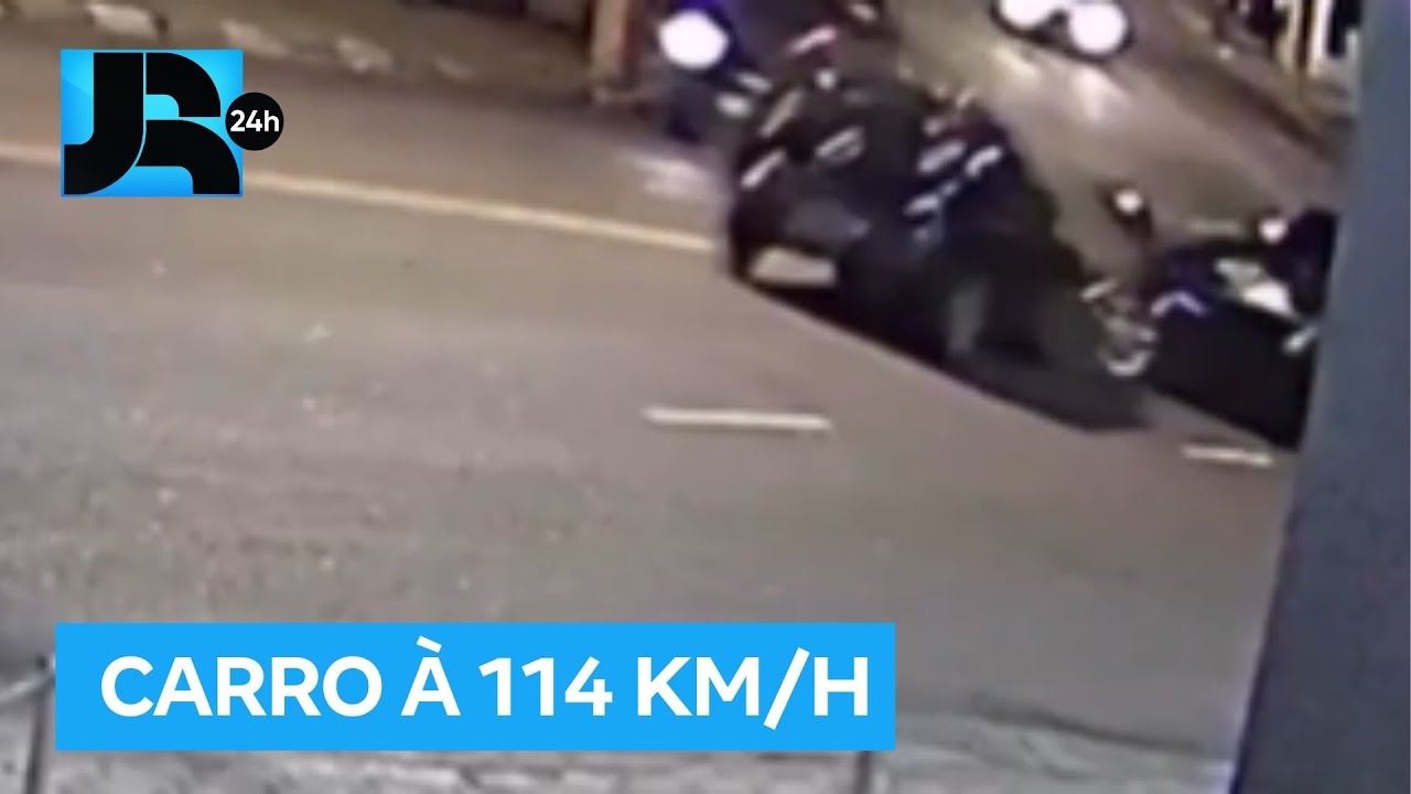 Carro que matou motorista de aplicativo estava a 114 km/h; limite da