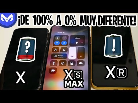 QUE VERGUENZA iPhone XR vs iPhone X vs iPhone XS MAX -  PRUEBA BATERIA 100 A 0