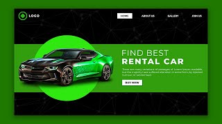 Landing Page Design in Adobe Illustrator 2021 | Website Template