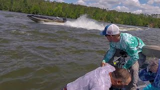 Man THROWN from Boat going FULL Speed