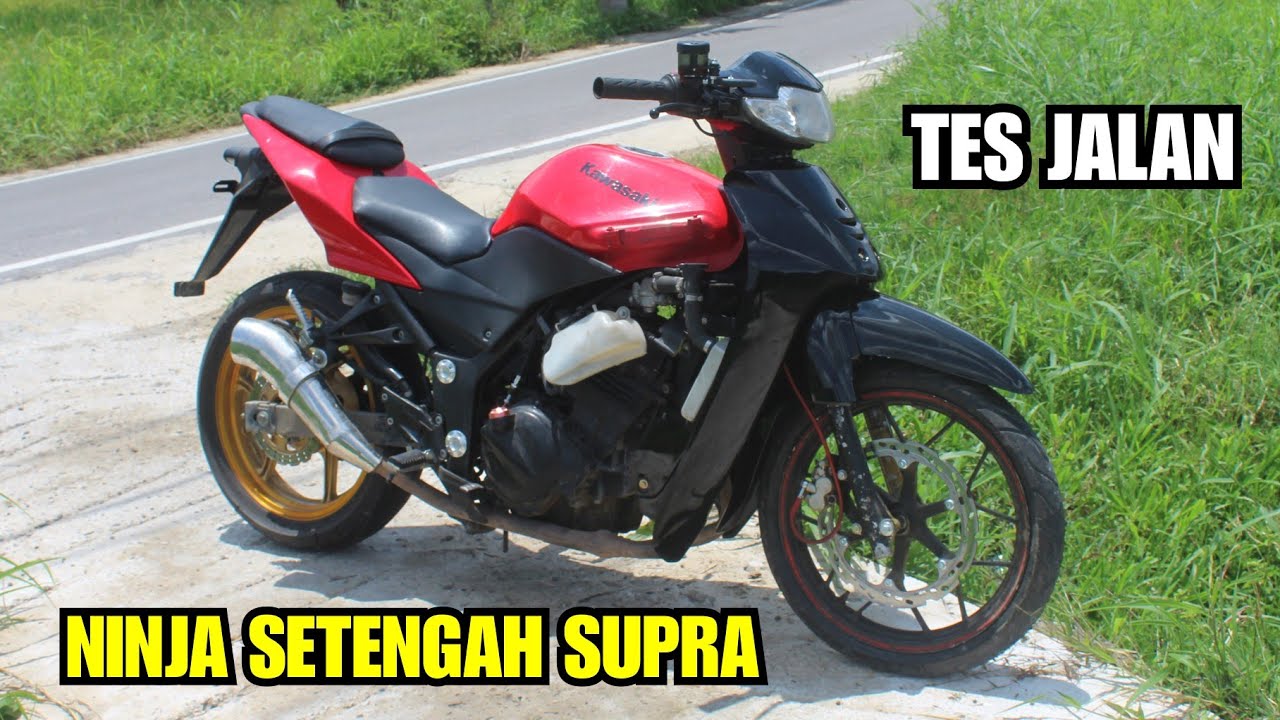 Tes jalan ninja setengah Supra