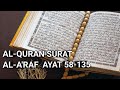 Alquran surat alaraf ayat 58135  channel murojaah