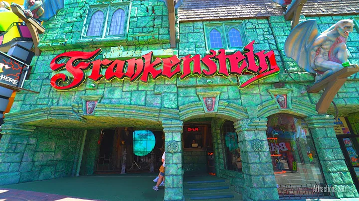 [HD] Frankenstein Haunted House Walk-through - Cli...