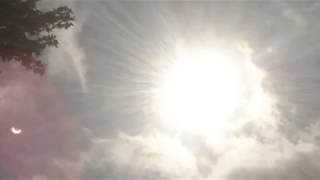 Solar Eclipse with Natural Cloud Filter x4 Zoom 1080p