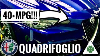 Match Highlights 🍀 MAXIMUM MPG in a Alfa Romeo Giulia Quadrifoglio - Hypermiling.