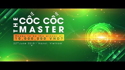The Cốc Cốc Master 2019