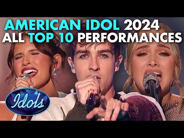 ALL AMERICAN IDOL TOP 10 PERFORMANCES 2024 | Idols Global class=