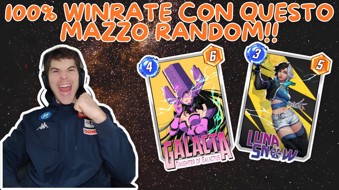 GENERO UN MAZZO RANDOM E FACCIO 100% WINRATE!!  MARVEL SNAP ITA