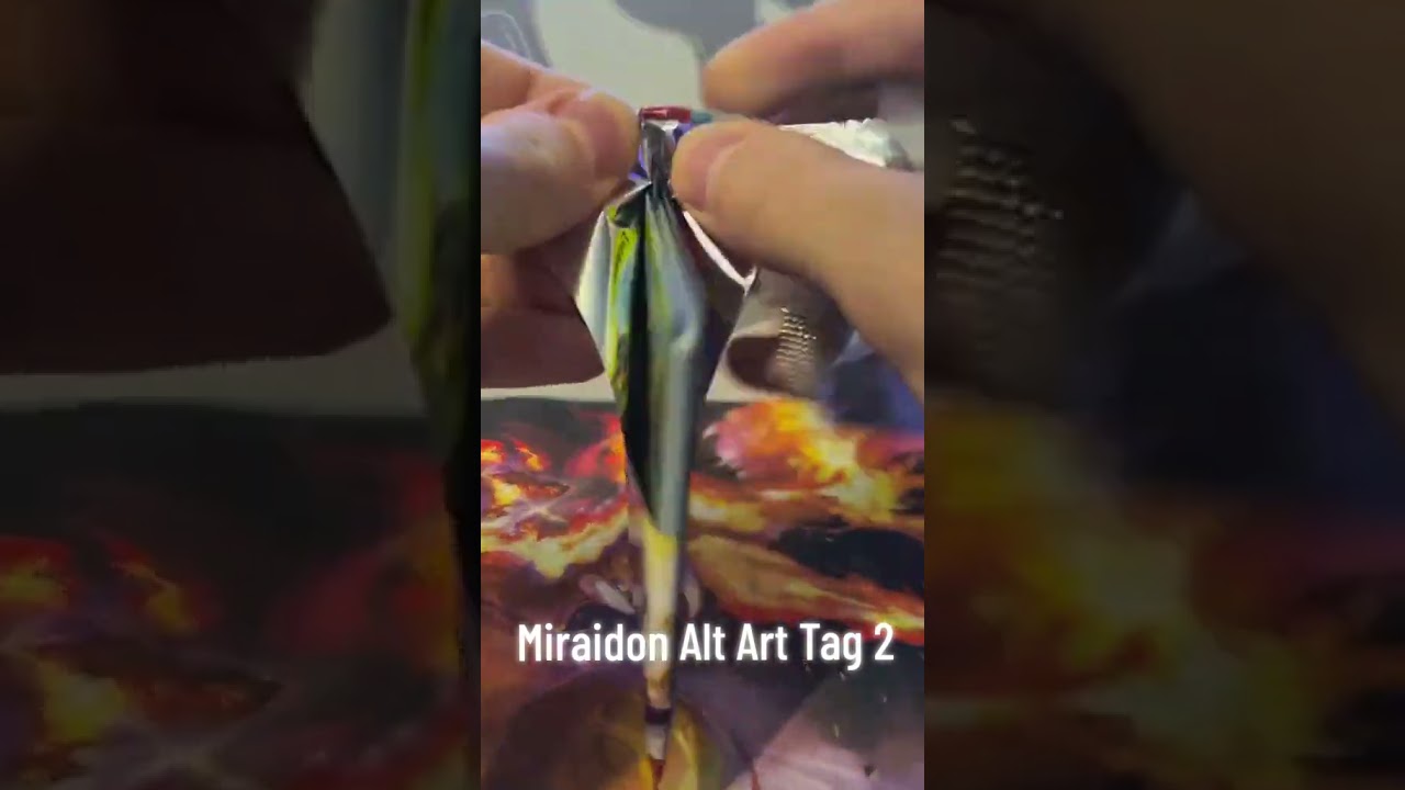 Tag 2 Miraidon Alt Art aus Pokemon Karmesin und Purpur zu ziehen 👑