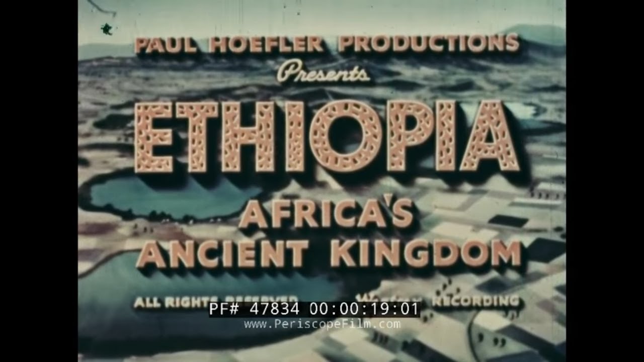 Эфиопия. Древнее королевство Африки. Фильм-путешествие по Африке 1961 года. 47834