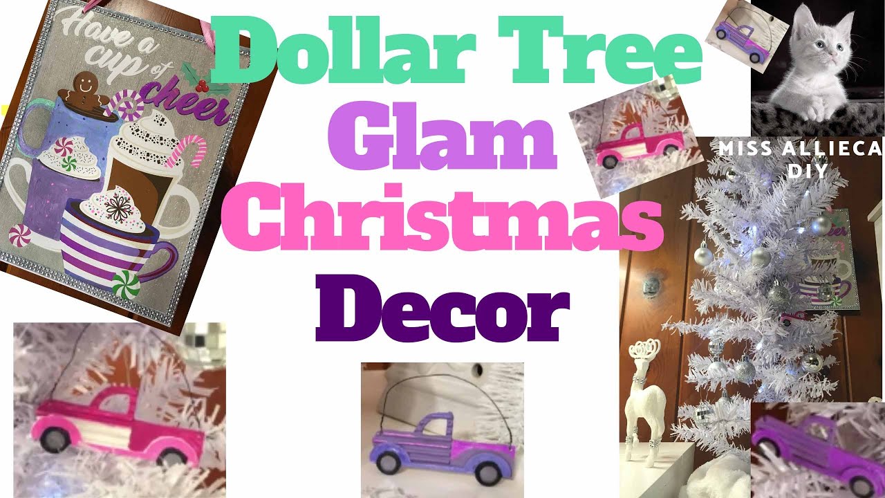 Dollar Tree Glam Christmas Decor December 2019