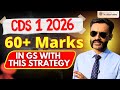60+ MARKS IN CDS 1 2026 GS PAPER | CDS 2026 PREPARATION &amp; 6 MONTH PLANNER | Self Study Strategy #cds