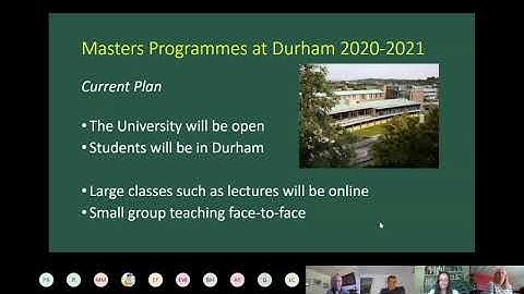 Geography Masters Programmes Webinar