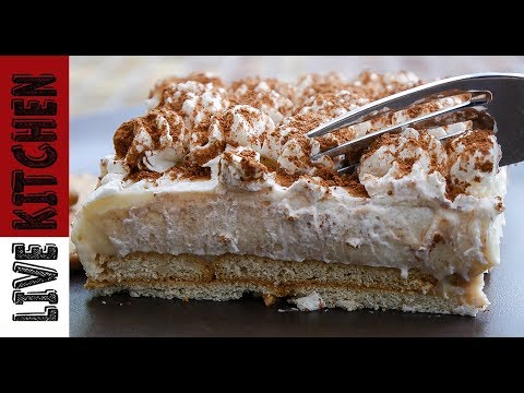 Το πιο ωραίο & Δροσερό  γλυκό ψυγείου | Vanilla pudding - Live Kitchen