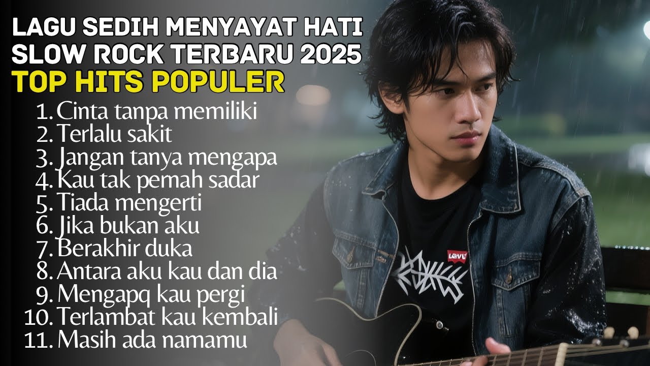 LAGU SLOW ROCK MELAYU TERBARU 2025 / Paling Sedih Menyayat Hati / Lagu Pop Minang / Slow Melayu🎶