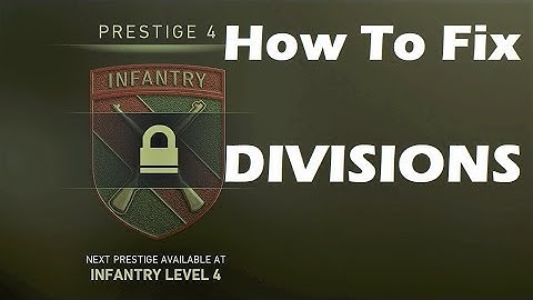 HOW TO FIX THE DIVISIONS SYSTEM IN COD: WWII