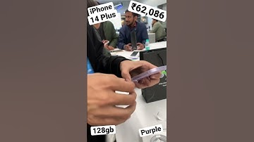 iPhone 14 Plus (128gb) Purple unboxing @ ₹62,086/- #iphone14plus #iphone14plusunboxing