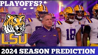 LSU TIGERS 2024 SEASON PREDICTIONS