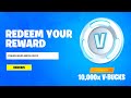 REDEEM FREE 10,000 V-BUCKS CODE! (How To Get VBucks Code in Fortnite) Chapter 3