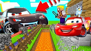 7 HACKS de CONSTRUCCIÓN SEGURA contra RAYO MCQUEEN MUTANTE en MINECRAFT