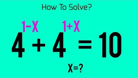 USA| Tricky Algebra Math Olympiad| Brain Buster Maths| Can you solve this?