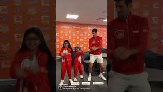 Tennis Legend Novak Djokovic Dancing Like No-One Watching