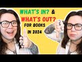 Whats in and out for books in 2024