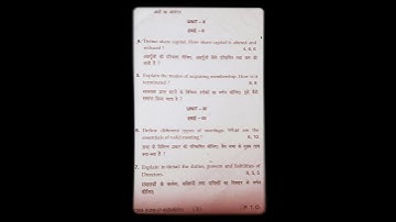 question paper of corporate law bcom 4 sem 2021