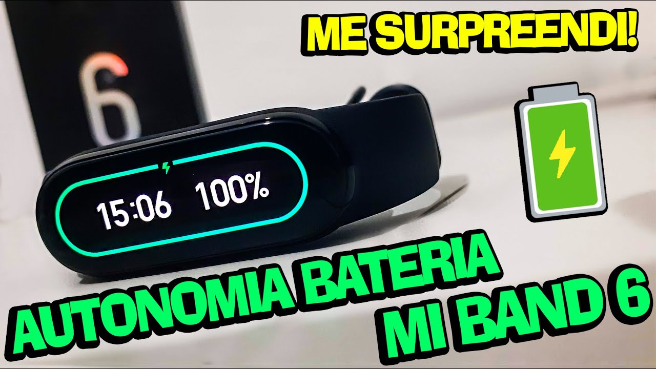 mi band 6 bateria