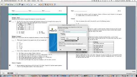 Export Examview Test to .zip file